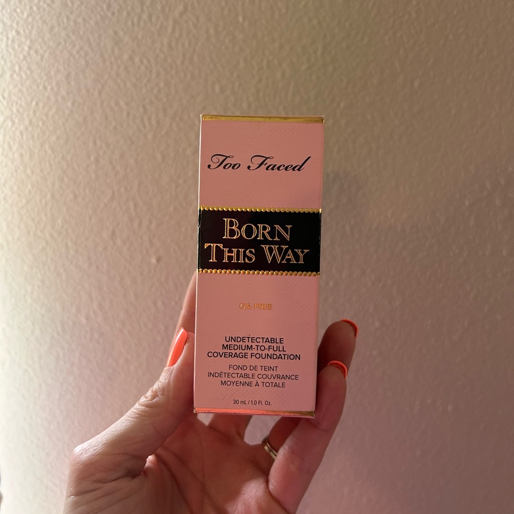 Too faced born this way foundation hazelnut